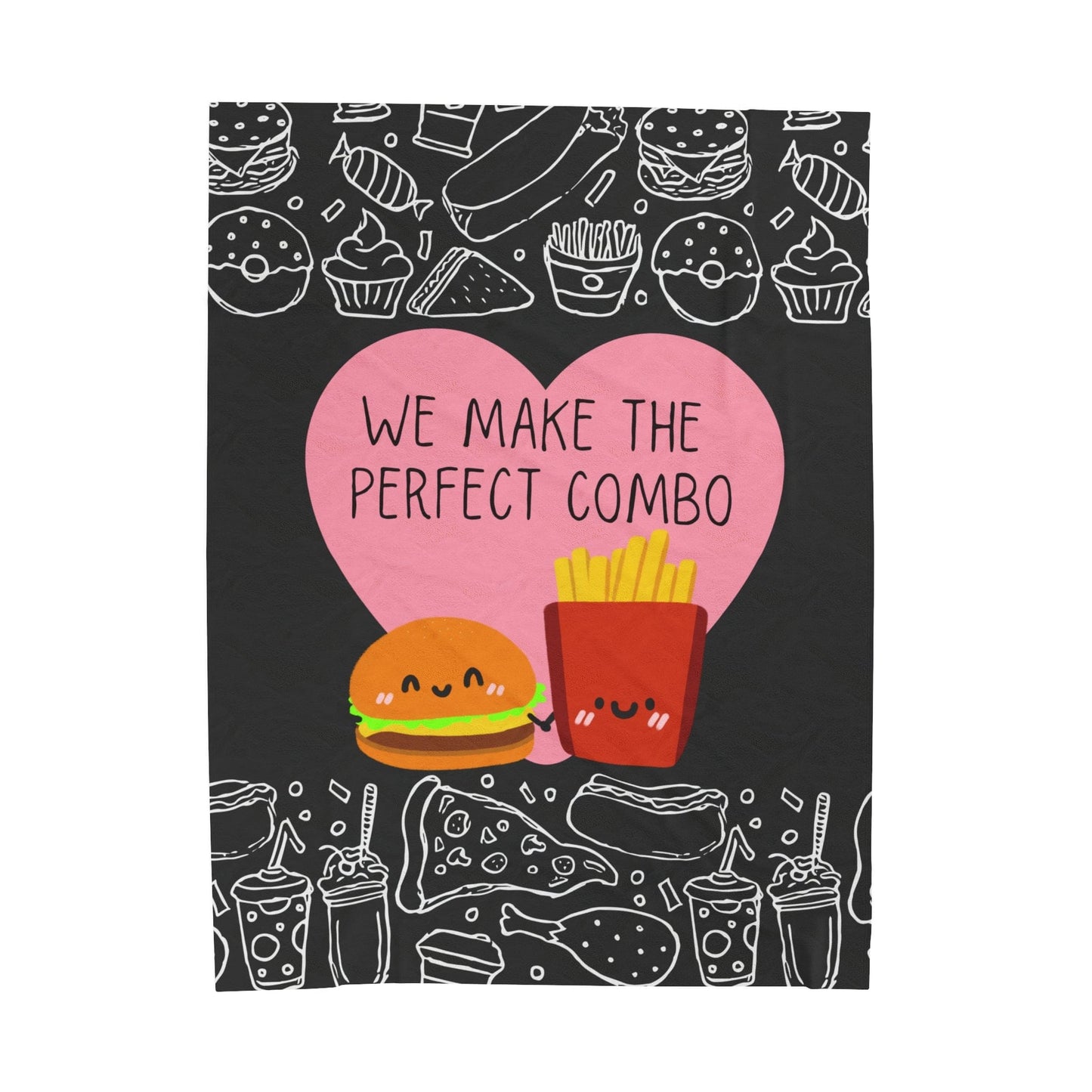 Perfect Combo Velveteen Plush Blanket