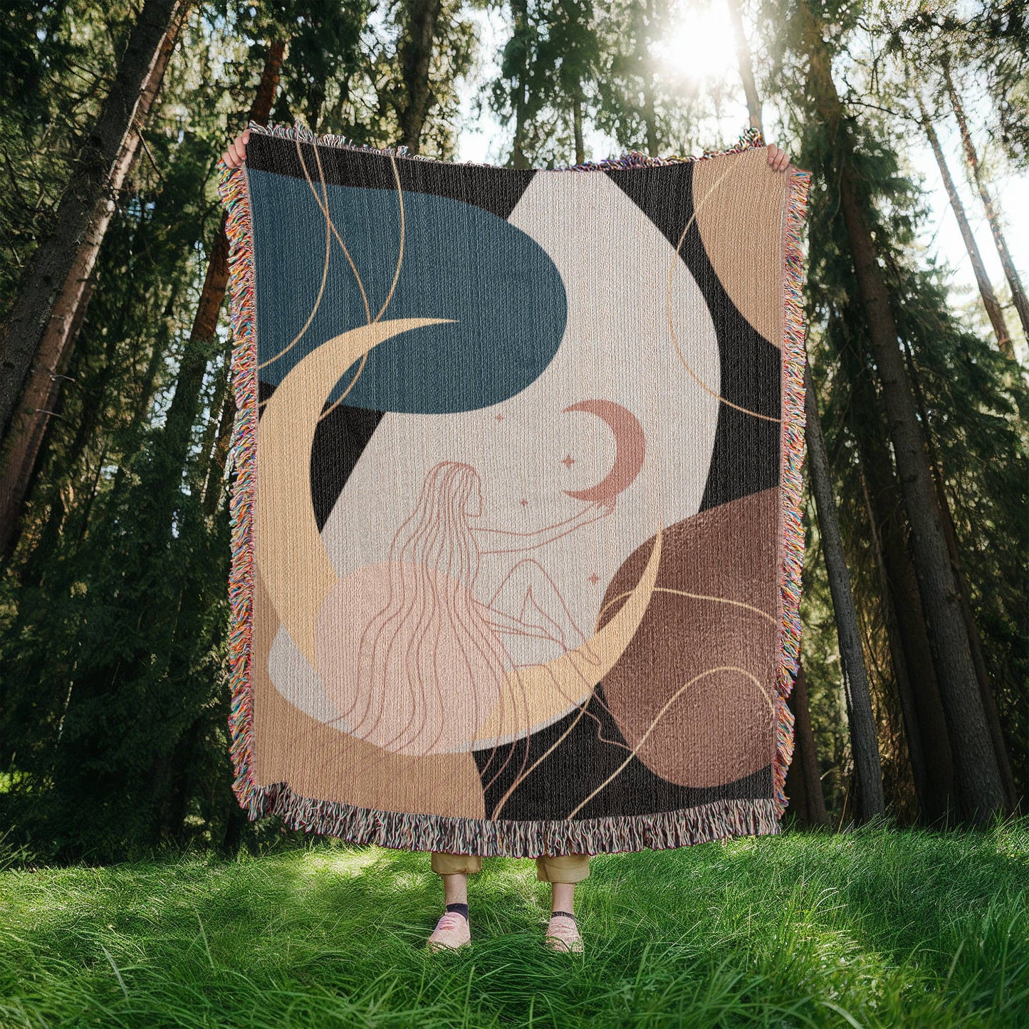 Dreamy Girl Woven Blanket