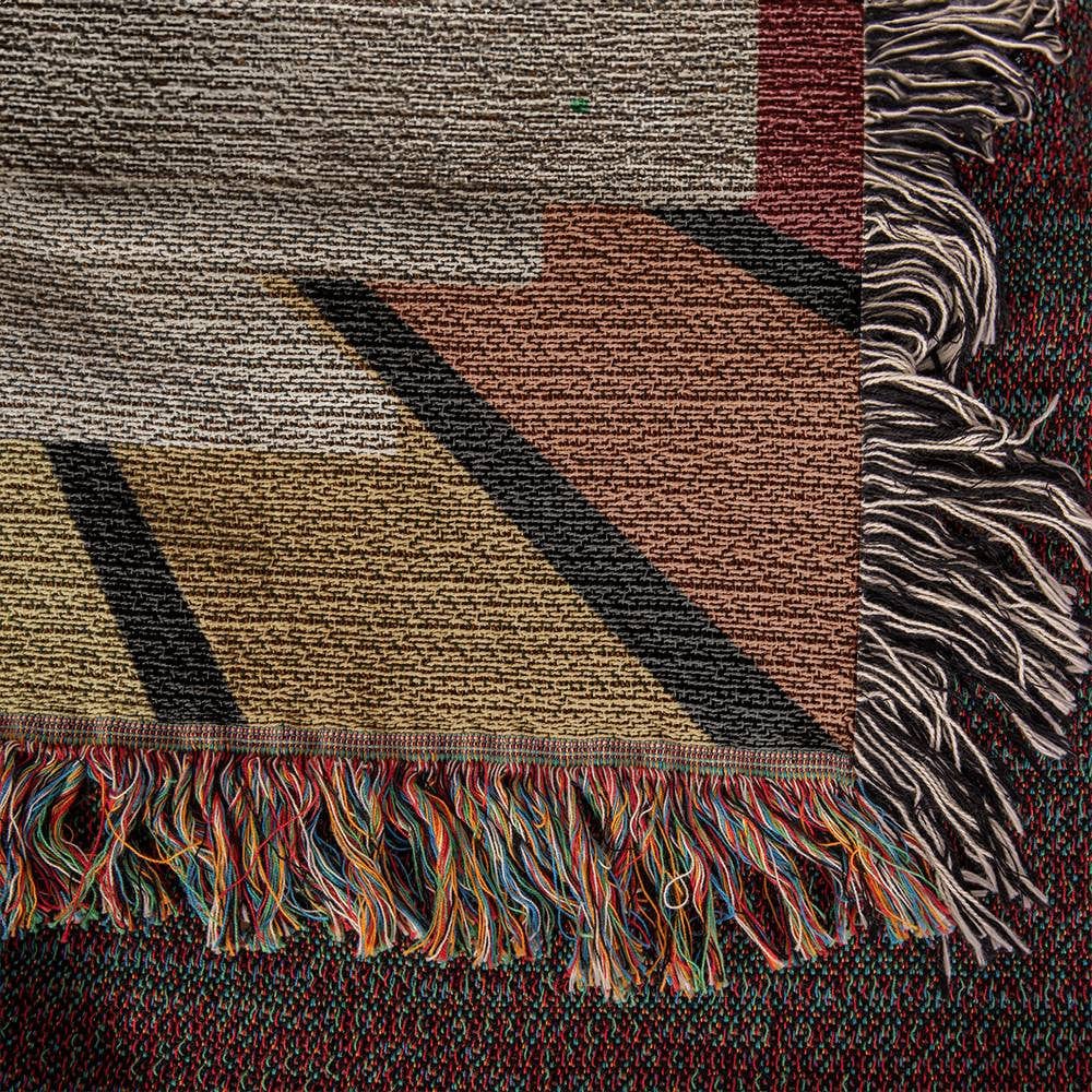 Vintage PC, Hello World Woven Blanket