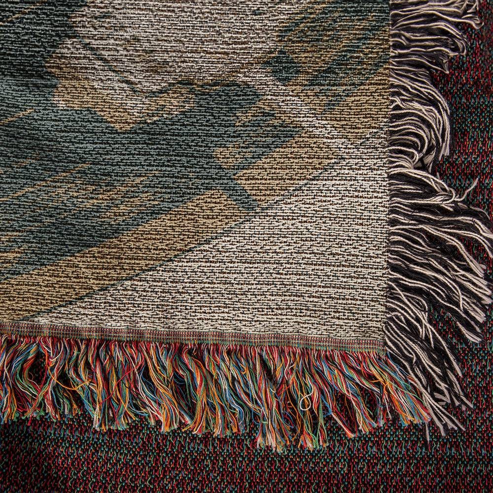 Vinyl Record, Our Love is Forever Woven Blanket