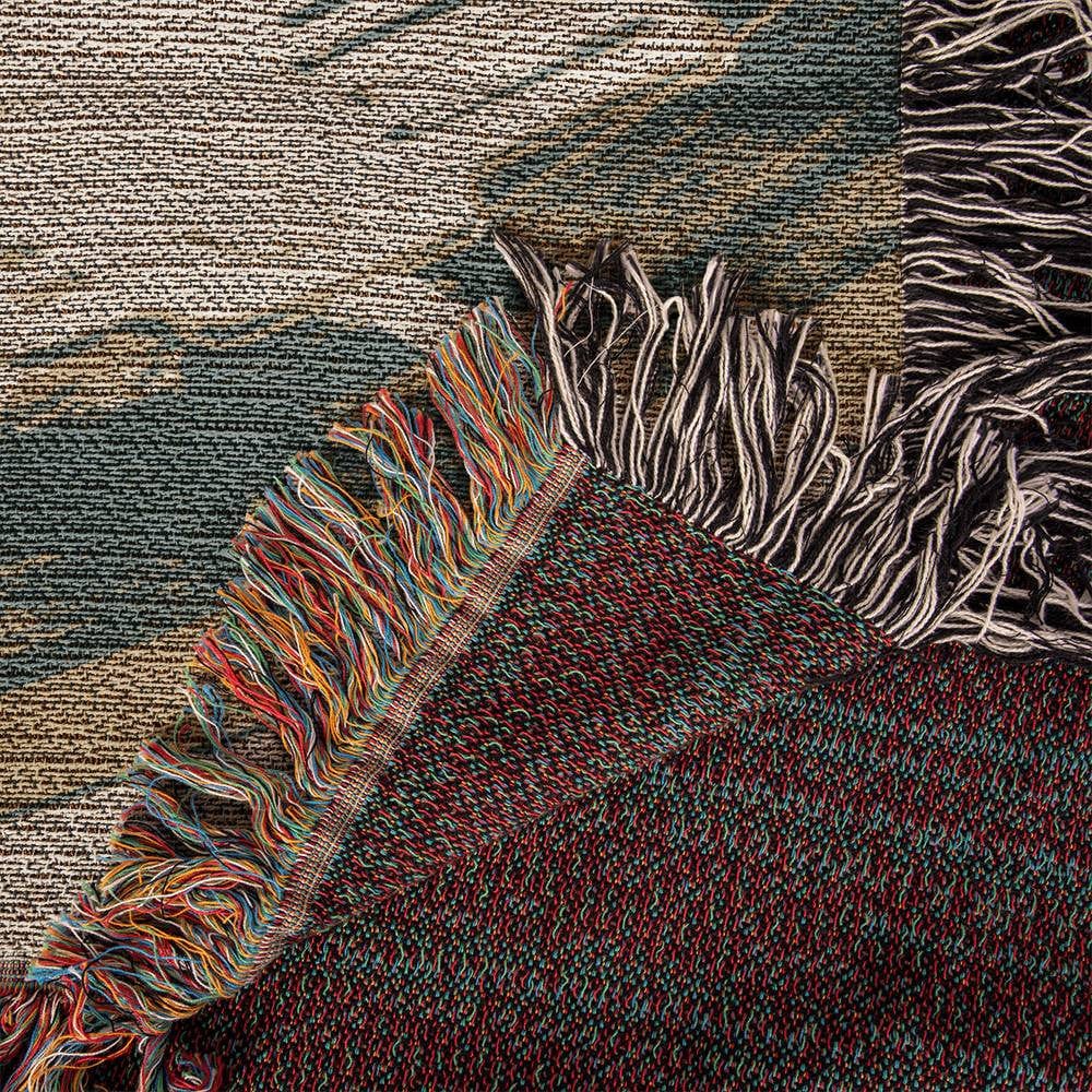 Vinyl Record, Our Love is Forever Woven Blanket